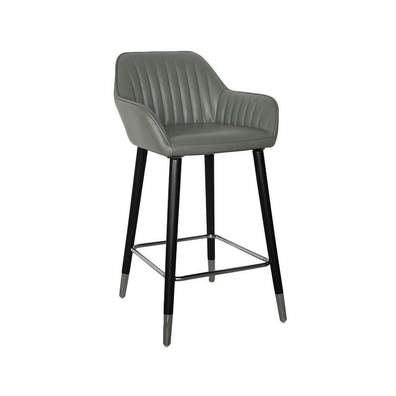 PU Modern Stil Black Meşe Bar Dışkısı ile